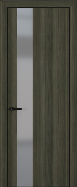 Межкомнатная дверь  Квалитет  К3, массив + МДФ, Toppan, 800*2000, Цвет: Дуб темный, Matelac Silver Grey