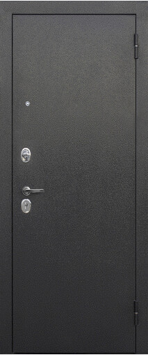 Входная дверь  Е-ТРЕЙД Тайга 7 см Зеркало Серебро, 860*2050, 68 мм, снаружи металл, покрытие полимерно-порошковое, Цвет Серебро антик