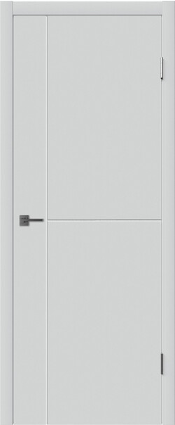 Межкомнатная дверь  Winter Маями ДГ, массив + МДФ, эмаль, 800*2000, Цвет: Светло-серая эмаль, нет