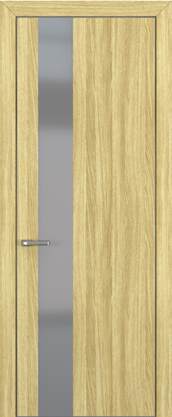 Межкомнатная дверь  Квалитет  К3, массив + МДФ, Toppan, 800*2000, Цвет: Дуб натуральный, Matelac Silver Grey