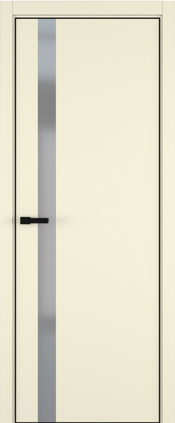 Межкомнатная дверь  ART Lite H2 ДО, массив + МДФ, эмаль, 800*2000, Цвет: Жемчужно-перламутровая эмаль, Matelac серый мат.
