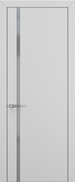 Межкомнатная дверь  Квалитет  К1, массив + МДФ, Полипропилен RENOLIT, 800*2000, Цвет: Матовый Серый, Matelac Silver Grey