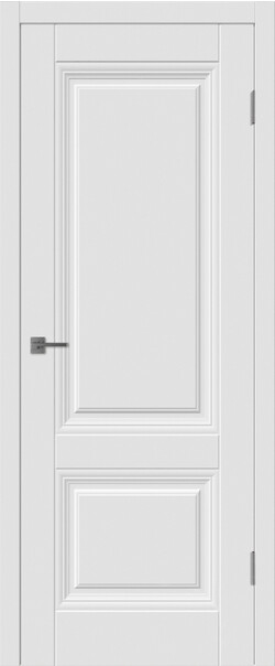 Межкомнатная дверь  Winter Барселона 2 ДГ, массив + МДФ, эмаль, 800*2000, Цвет: Белая эмаль, нет