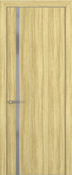 Межкомнатная дверь  Квалитет  К1, массив + МДФ, Toppan, 800*2000, Цвет: Дуб натуральный, Matelac Silver Grey