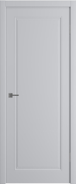Межкомнатная дверь  Winter Моника 1 ДГ, массив + МДФ, эмаль, 800*2000, Цвет: Светло-серая эмаль, нет
