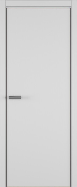 Межкомнатная дверь  ART Lite Elen ДГ, массив + МДФ, эмаль, 800*2000, Цвет: Светло-серая эмаль RAL 7047, нет