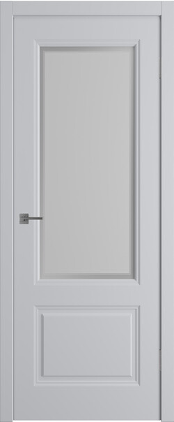 Межкомнатная дверь  Winter Норра 2 ДО, массив + МДФ, эмаль, 800*2000, Цвет: Светло-серая эмаль, мателюкс матовое с рисунком