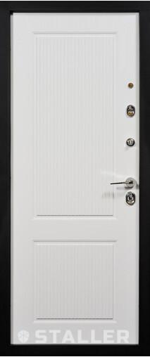 Входная дверь  Сталлер Сафира, 860*2050, 94 мм, внутри мдф влагостойкий, покрытие Эмаль, цвет RAL 9003