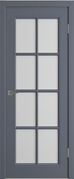 Межкомнатная дверь  Winter Моника 1 ДО, массив + МДФ, эмаль, 800*2000, Цвет: Графит эмаль, мателюкс