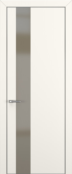 Межкомнатная дверь  Квалитет  К3, массив + МДФ, Полипропилен RENOLIT, 800*2000, Цвет: Молочный матовый, Matelac Silver Bronze