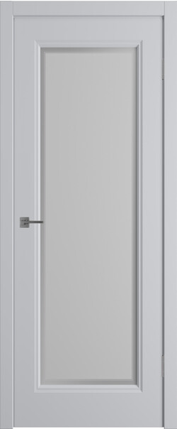 Межкомнатная дверь  Winter Норра 1 ДО, массив + МДФ, эмаль, 800*2000, Цвет: Светло-серая эмаль, мателюкс матовое с рисунком