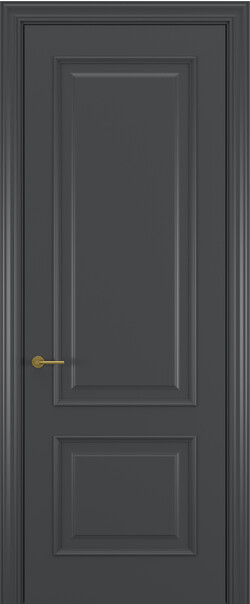 Межкомнатная дверь  АртКлассик Венеция ДГ ART Classic Рихард, массив + МДФ, Эмаль+лак, 800*2000, Цвет: Темно-серый, нет