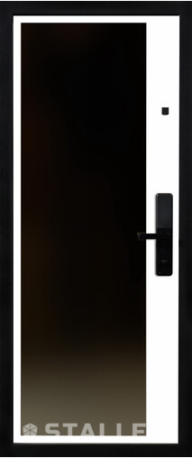 Входная дверь  Сталлер Акцент, 860*2050, 94 мм, внутри мдф 16мм, покрытие пвх, цвет ZB Белый