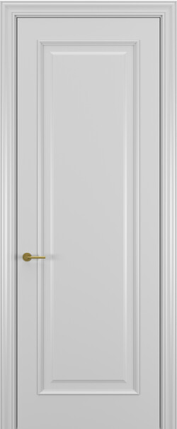 Межкомнатная дверь  АртКлассик Неаполь ДГ ART Classic Рихард, массив + МДФ, Эмаль+лак, 800*2000, Цвет: Светло-серый, нет