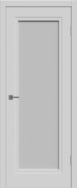 Межкомнатная дверь  Winter Флэт 1 ДО, массив + МДФ, эмаль, 800*2000, Цвет: Светло-серая эмаль, мателюкс