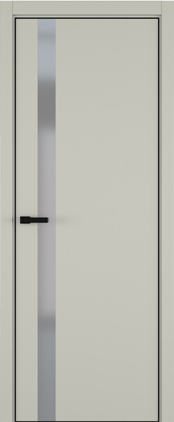 Межкомнатная дверь  ART Lite H2 ДО, массив + МДФ, эмаль, 800*2000, Цвет: Серый шелк эмаль RAL 7044, Matelac серый мат.