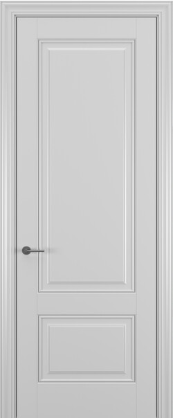 Межкомнатная дверь  АртКлассик Турин ДГ ART Classic Прайм, массив + МДФ, Эмаль+лак, 800*2000, Цвет: Светло-серый, нет