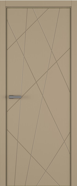 Межкомнатная дверь  ART Lite Chaos ДГ, массив + МДФ, эмаль, 800*2000, Цвет: Бежевая эмаль, нет