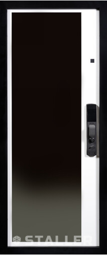 Входная дверь  Сталлер Либерти, 860*2050, 94 мм, внутри мдф влагостойкий 16мм, покрытие Эмаль, цвет RAL 9003