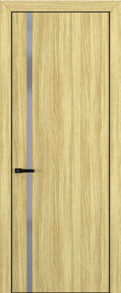 Межкомнатная дверь  Квалитет  К1, массив + МДФ, Toppan, 800*2000, Цвет: Дуб натуральный, Matelac Silver Grey