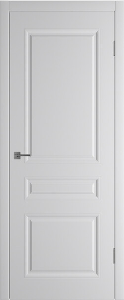 Межкомнатная дверь  Winter Челси ДГ, массив + МДФ, эмаль, 800*2000, Цвет: Светло-серая эмаль, нет
