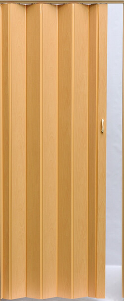 Межкомнатная дверь Польша, Гармошки Pioneer, ПВХ, 840*2020, Цвет: Бук, нет