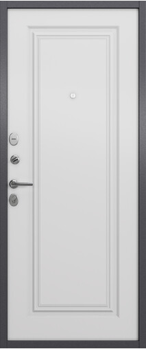 Входная дверь  Торэкс LF1 ALFA, 860*2050, 60 мм, внутри мдф 6мм, покрытие пвх, цвет Бьянко