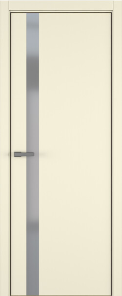 Межкомнатная дверь  ART Lite H2 ДО, массив + МДФ, эмаль, 800*2000, Цвет: Жемчужно-перламутровая эмаль, Matelac серый мат.