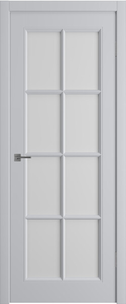 Межкомнатная дверь  Winter Моника 1 ДО, массив + МДФ, эмаль, 800*2000, Цвет: Светло-серая эмаль, мателюкс