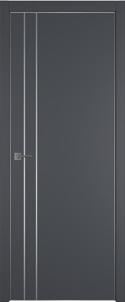 Межкомнатная дверь  Urban  2 V, МДФ + ХДФ, экошпон (полипропилен), 800*2000, Цвет: Onyx, нет