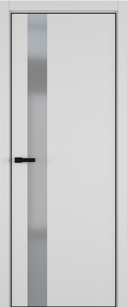 Межкомнатная дверь  ART Lite H3 ДО, массив + МДФ, эмаль, 800*2000, Цвет: Светло-серая эмаль RAL 7047, Matelac серый мат.