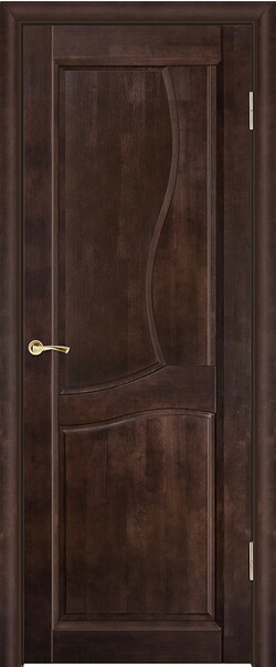Межкомнатная дверь  Массив ольхи Верона м. ДГ, массив ольхи, лак, 800*2000, Цвет: Венге