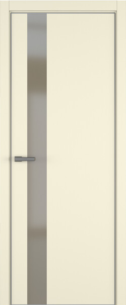 Межкомнатная дверь  ART Lite H3 ДО, массив + МДФ, эмаль, 800*2000, Цвет: Жемчужно-перламутровая эмаль, Matelac бронза мат.