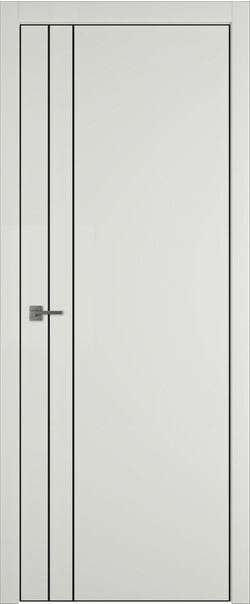 Межкомнатная дверь  Urban  2 V, МДФ + ХДФ, экошпон (полипропилен), 800*2000, Цвет: MidWhite, нет
