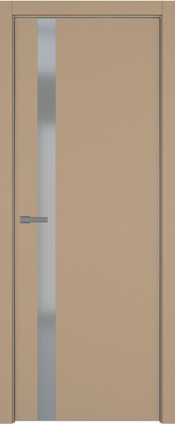 Межкомнатная дверь  ART Lite H2 ДО, массив + МДФ, эмаль, 800*2000, Цвет: Бежевая эмаль, Matelac серый мат.