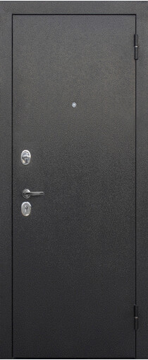 Входная дверь  Гарда Nova серебро, 860*2050, 60 мм, снаружи металл, покрытие полимерно-порошковое, Цвет Антик серебро