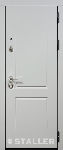 Входная дверь  Сталлер Соната, 860*2050, 94 мм, снаружи мдф влагостойкий, покрытие Эмаль, Цвет RAL 7037