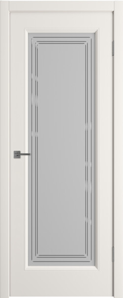 Межкомнатная дверь  Winter Беатрис 1 ДО, массив + МДФ, эмаль, 800*2000, Цвет: Слоновая кость эмаль, мателюкс матовое с гравировкой