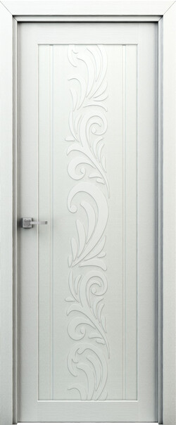 Межкомнатная дверь  Современные двери Весна ПГ, МДФ, экошпон, 800*2000, Цвет: Белый, нет