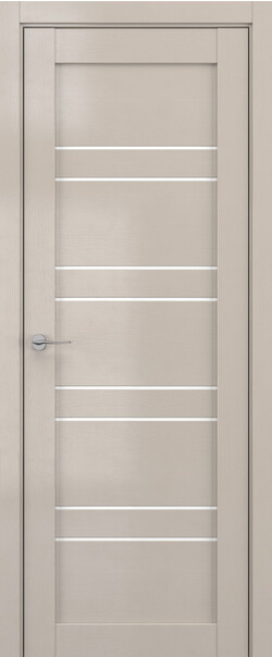 Межкомнатная дверь  DEFORM V V15, массив + МДФ, экошпон на основе ПВХ, 800*2000, Цвет: Стоун вуд, Lacobel белый лак