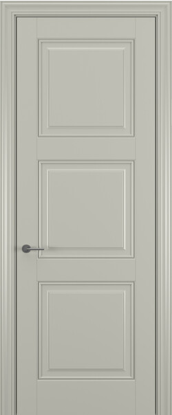 Межкомнатная дверь  АртКлассик Гранд ДГ ART Classic Прайм, массив + МДФ, Эмаль+лак, 800*2000, Цвет: Серый шелк, нет