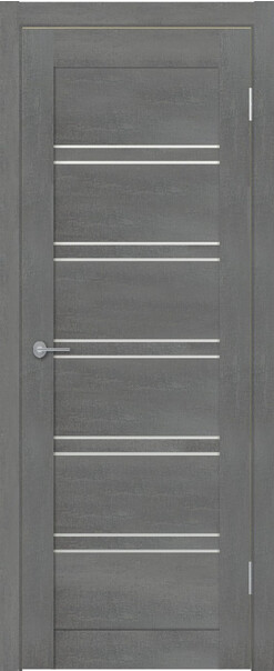 Межкомнатная дверь  TexStyle TS5 ДО, массив + МДФ, экошпон на основе ПВХ, 800*2000, Цвет: Лорэт графит, мателюкс матовое
