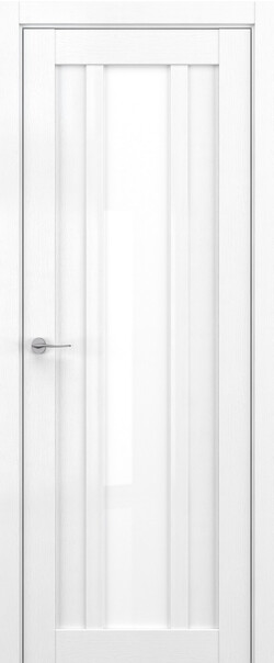 Межкомнатная дверь  DEFORM V V14, массив + МДФ, экошпон на основе ПВХ, 800*2000, Цвет: Вайт вуд, Lacobel белый лак