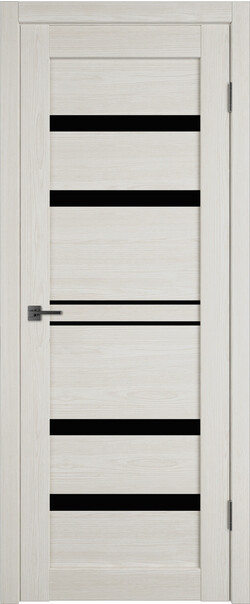 Межкомнатная дверь  Atum Pro  Х26 Black Gloss, массив + МДФ, экошпон+защитный лак, 800*2000, Цвет: Artic Oak, black gloss