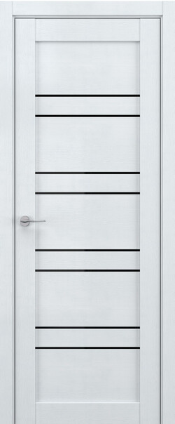 Межкомнатная дверь  DEFORM V V15, массив + МДФ, экошпон на основе ПВХ, 800*2000, Цвет: Скай вуд, Lacobel черный лак