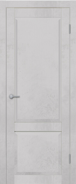 Межкомнатная дверь  STARK ST23 ДГ, массив + МДФ, экошпон на основе ПВХ, 800*2000, Цвет: Бетон белый, нет