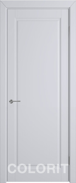 Межкомнатная дверь  COLORIT К3  ДГ, массив + МДФ, эмаль, 800*2000, Цвет: Светло-серая эмаль, нет