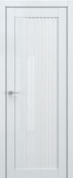 Межкомнатная дверь  DEFORM V V8, массив + МДФ, экошпон на основе ПВХ, 800*2000, Цвет: Скай вуд, Lacobel белый лак