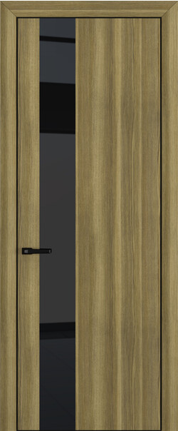 Межкомнатная дверь  Квалитет  К3, массив + МДФ, Toppan, 800*2000, Цвет: Дуб серый, Lacobel Black Classic