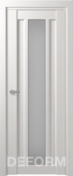 Межкомнатная дверь  DEFORM D D14 DEFORM ДО, массив + МДФ, экошпон на основе ПВХ, 800*2000, Цвет: Дуб шале снежный, мателюкс матовое